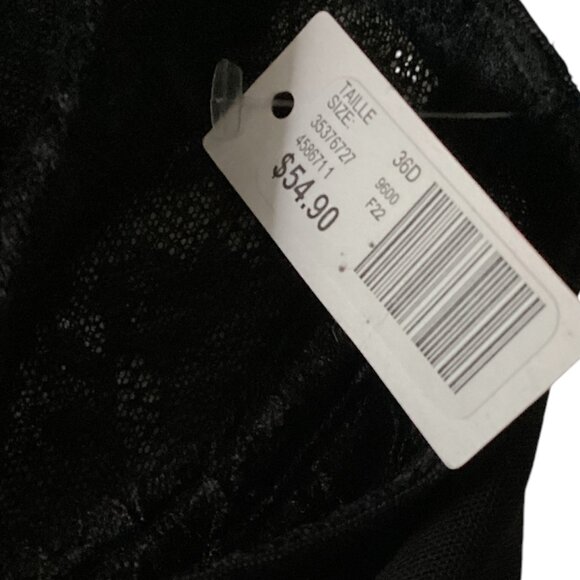 🆕 Jade Unlined Underwire Bra NWT R Line, 36D Black, Sexy, Classy, Comfortable, - Picture 7 of 9